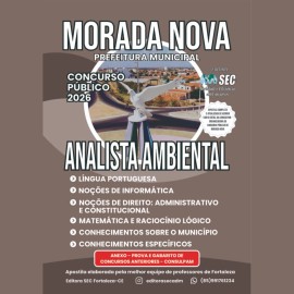 Morada Nova 2026. Analista Ambiental 