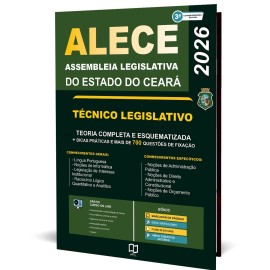  APOSTILA ASSEMBLEIA LEGISLATIVA - CE 2026 T�CNICO LEGISLATIVO Editora  elaborar 