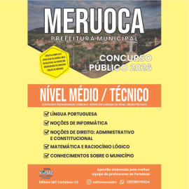 Meruoca -Ce 2026  N�vel m�dio -T�cnico 