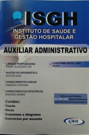   Apostila AUXILIAR ADMINISTRATIVO - ISGH - 2020 impressa