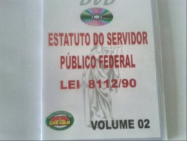 DVD - ESTATUTO DO SERVIDOR PBLICO FEDERAL LEI 8112.90 VOL 2