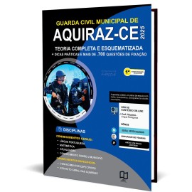 Apostila Preparatria Guarda Civil Municipal  de Aquiraz. Editora elaborar   Edio 2025