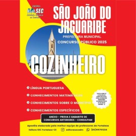 S�o Jo�o do Jaguaribe Ce  edi��o 2025 Cozinheiro 