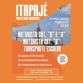 ITAPAJE -CE Motorista Todas as cat.