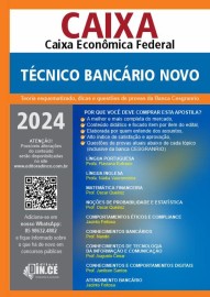 ..Tcnico Bancrio Novo -Apostila CEF Caixa Econmica Federal teoria e questes cesgranrio 2024