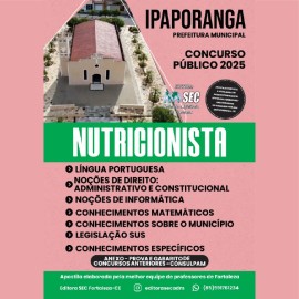 Ipaporanga -Ce  Nutricionista 