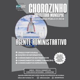 Chorozinho -Ce  Agente Administrativo  editora sec 