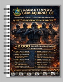 * de 2.000 quest�es Gabaritadas para Guarda Civii Municipal de Aquiraz -Ce