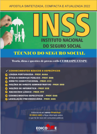 ...Tcnico do Seguro Social - Manual Simplificado - Teoria, dicas e questes de provas cebraspe- Apostila INSS 2022