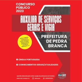 PEDRA BRANCA 2023 Auxiliar de Servios Gerais e Vigie 