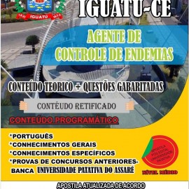 Iguatu : Agente de Endemias  editora Cultural 