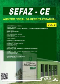   Apostila SEFAZ CE Auditor Fiscal da Receita Estadual - Teoria e questes cespe-cebraspe vols. 2 e 3 - 2021    