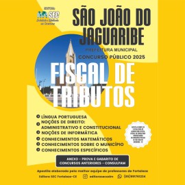 S�o Jo�o do Jaguaribe 2025 Fiscal de Tributos 