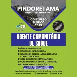 Apostila Prefeitura de Pindoretama -Ce. Agente Comunitrio de Sade  editora  Sec 