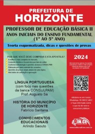 Anos iniciais do Ensino Fundamental (1 ao 5 Ano) Professor de educao bsica II - Apostila Prefeitura de Horizonte 2023