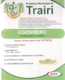 Cozinheiro -prefe Trairi 