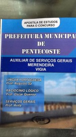 Apostila AUXILIAR DE SERVIOS GERAIS - MERENDEIRA - VIGIA (Prefeitura de Pentecoste-CE) 2021 - IMPRESSA
