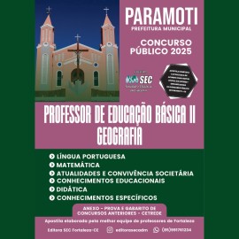 Paramoti -Ce  2025 Professor de Geogr�fia 