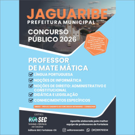Jaguaribe-Ce 2026 Prof de Matem�tica 