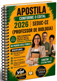 Seduc - ce 2026. Prof  de Biologia 