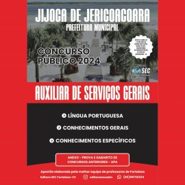 JIJOCA de JERICOACOARA  Auxiliar de Servios Gerais  