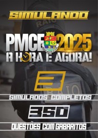 Simulando a prova Pmce. 2025 :  350 questes gabaritadas 