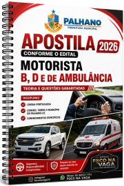 Palhano -Ce 2026  Motorista 