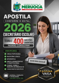 Meruoca -ce 2026 Secret�rio Escolar