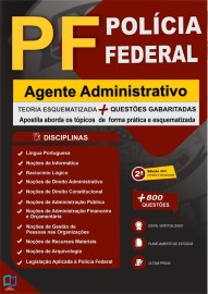 APOSTILA AGENTE ADMINISTRATIVO DA POLCIA FEDERAL (PF) 2023  Elabore Concurso 