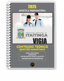 Apostila Preparatria Itaitinga -Ce  2025 Vigie 