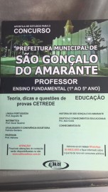  Apostila PROFESSOR ENSINO FUNDAMENTAL (1 AO 5 ANO) - CONCURSO PREFEITURA DE SO GONALO DO AMARANTE 2019 - IMPRESSA