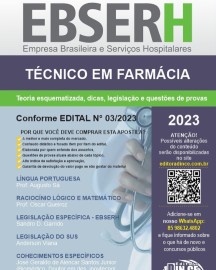 .Tcnico Em Farmcia apostila Ebserh 2023 - Digital/PDF  aps edital 