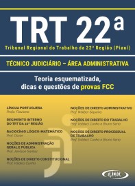 PDF ..Tcnico Judicirio (rea Administrativa) apostila concurso TRTPI 21a R Teoria e questes FCC - 2022 - DIGITAL