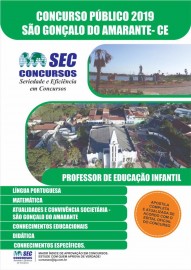 SO GONALO : Professor Educao Infantil 