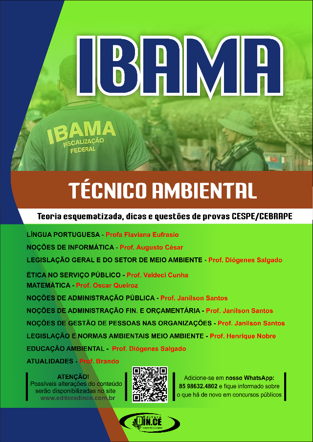 Apostila Concurso Ibama - Analista Ambiental - Tema 3 - Solução Cursos e  Concursos