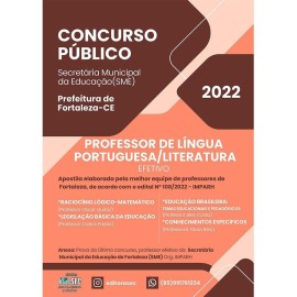  LNGUA PORTUGUESA/LITERATURA - apostila Professor Efetivo de Fortaleza - Editora SEC