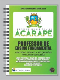 PDF Acarape-Ce. Professor de Ensino fundamental digital 