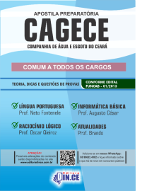 Comum a todos os cargos apostila Cagece - Impressa