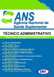 ANS - AGNCIA NACIONAL DE SADE - TCNICO ADMINISTRATIVO (IMPRESSO)/2015 