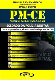 ...Polcia Militar - apostila PMCE (Soldado) Manual Esquematizado IDECAN - 2022 Impresso