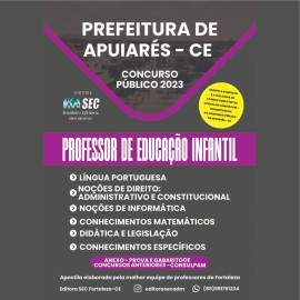 Prefeitura Apuiar�s -ce Prof. Educa��o Infantil edi��o 2023
