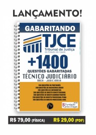 PDF + de 1.400 quest�es gabaritadas estilo fcc Tribunal de justi�a T�cnico judici�rio �rea judici�ria. Digital