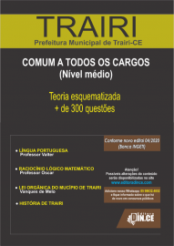 .Apostila PDF Prefeitura de Trairi - Comum a todos os cargos de nvel superior 2020 - Digital/PDF