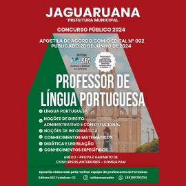 Jaguaruana -ce Prof. l�ngua Portuguesa 