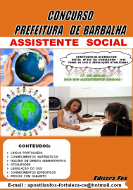 BARBALHA : ASSISTENTE SOCIAL