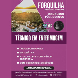 Forquilha -ce 2026  T�cnico de Enfermagem 