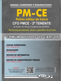..Comum a todos os cargos - 2 Tenente do Quadro de Oficiais Complementar Policial Militar Cear - Apostila PMCE Sade 2022