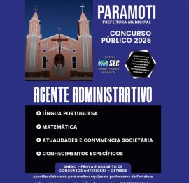 Paramoti -Ce   2025 Agente Administrativo 