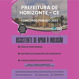 HORIZONTE 2023  Assistente de apoio a incluso 