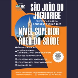 S�o Jo�o de Jaguaribe -Ce  N�vel Superior �rea Sa�de 